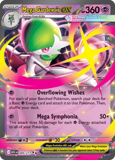 Mega Gardevoir ex 089/217 Ascended Heroes