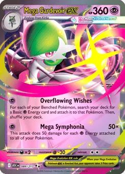 Mega Gardevoir ex 089/217 Holo Ascended Heroes