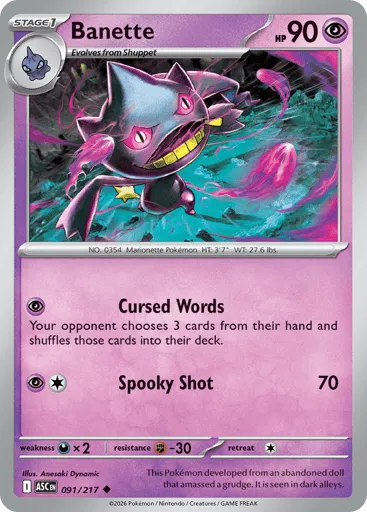 Banette 091/217 Ascended Heroes