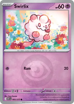 Swirlix 093/217 Energy Reverse Ascended Heroes