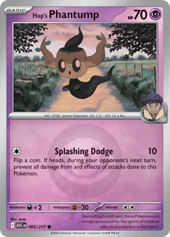 Hop's Phantump 095/217 Energy Reverse Ascended Heroes