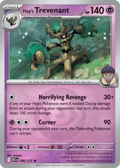 Hop's Trevenant 096/217 Energy Reverse Ascended Heroes