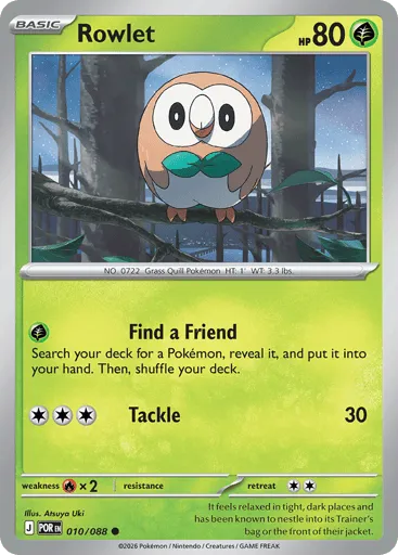 Rowlet 010/088 Perfect Order