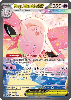 Mega Clefable ex 119/088 Perfect Order