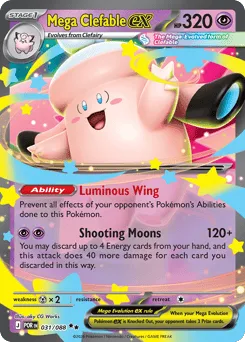 Mega Clefable ex 031/088 Perfect Order