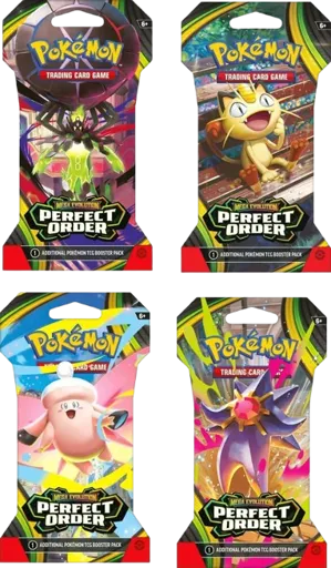 Perfect Order Sleeved Booster Pack Art Bundle (Set of 4)