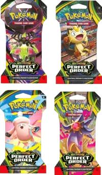 Perfect Order Sleeved Booster Pack Art Bundle (Set of 4)