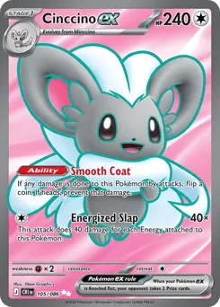Cinccino ex 105/086 Chaos Rising
