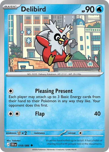 Delibird 018/086 Chaos Rising