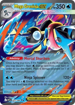 Mega Greninja ex 022/086 Chaos Rising