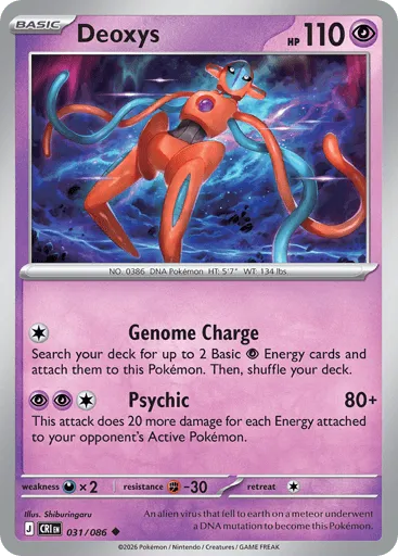 Deoxys 031/086 Chaos Rising