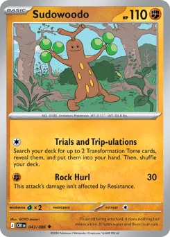 Sudowoodo 043/086 Chaos Rising