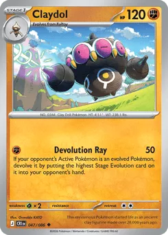 Claydol 047/086 Chaos Rising