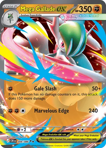 Mega Gallade ex 048/086 Chaos Rising