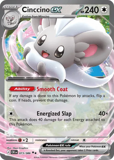 Cinccino ex 073/086 Chaos Rising