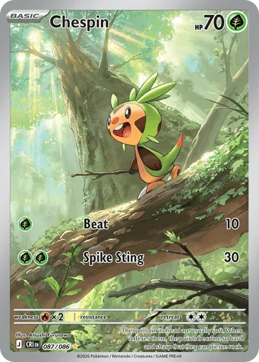 Chespin 087/086 Chaos Rising