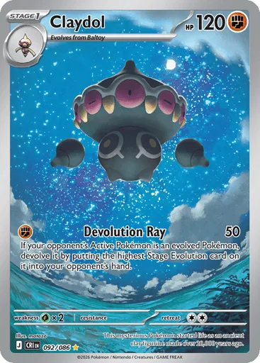 Claydol 092/086 Chaos Rising