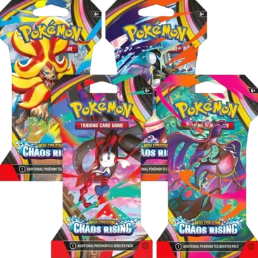 Chaos Rising Sleeved Booster Pack Art Bundle (Set of 4)