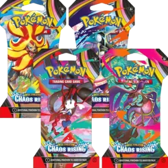 Chaos Rising Sleeved Booster Pack Art Bundle (Set of 4)