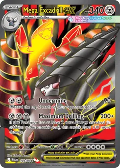 Mega Excadrill ex 103/084 Pitch Black