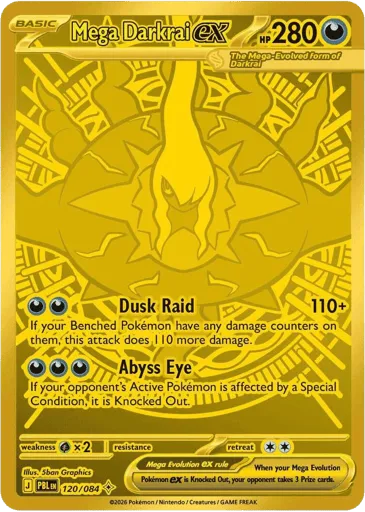Mega Darkrai ex 120/084 Pitch Black