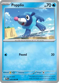 Popplio 018/084 Pitch Black