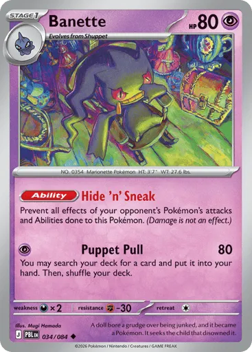 Banette 034/084 Pitch Black