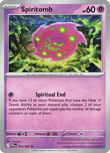 Spiritomb 035/084 Pitch Black