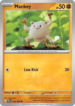 Mankey 042/084 Pitch Black