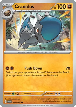 Cranidos 044/084 Pitch Black