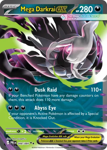 Mega Darkrai ex 048/084 Pitch Black