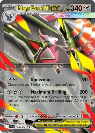 Mega Excadrill ex 065/084 Pitch Black