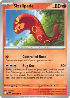 Sizzlipede 009/084 Pitch Black