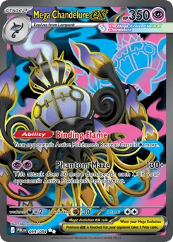 Mega Chandelure ex 099/084 Pitch Black