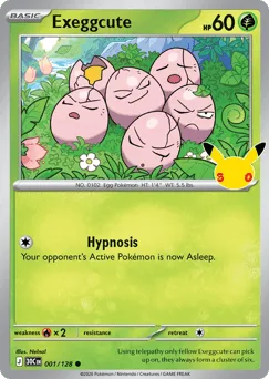 Exeggcute 001/128 30th Celebration