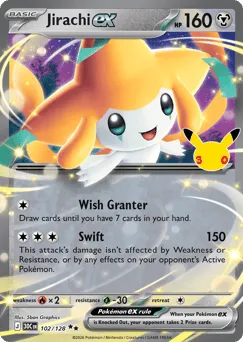 Jirachi ex 102/128 30th Celebration
