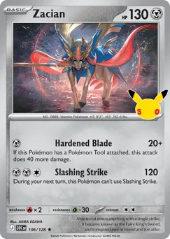 Zacian 106/128 30th Celebration