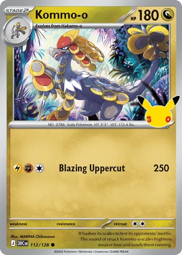 Kommo-o 112/128 30th Celebration