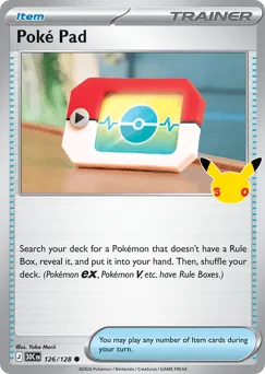 Poké Pad 126/128 30th Celebration