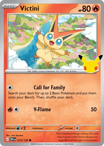 Victini 013/128 30th Celebration
