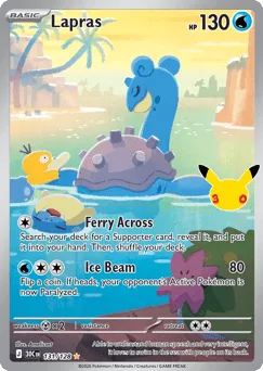 Lapras 131/128 30th Celebration