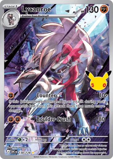 Lycanroc 138/128 30th Celebration