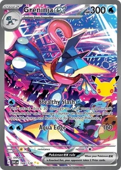 Greninja ex 148/128 30th Celebration