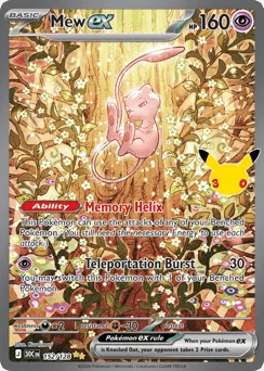 Mew ex 152/128 30th Celebration