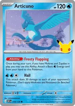 Articuno 018/128 30th Celebration