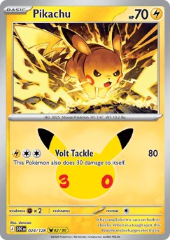 Pikachu 024/128 30th Celebration