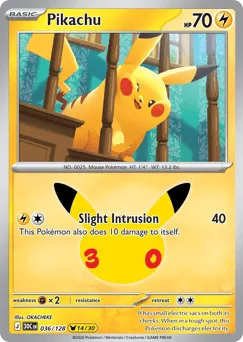 Pikachu 036/128 30th Celebration