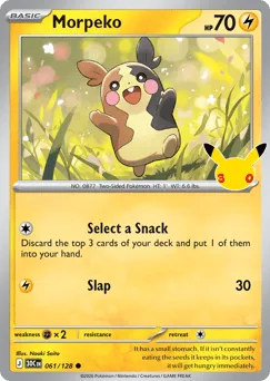 Morpeko 061/128 30th Celebration