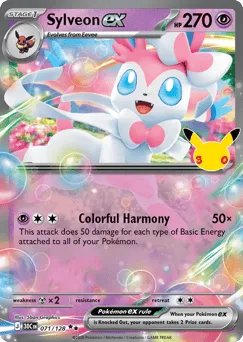 Sylveon ex 071/128 30th Celebration