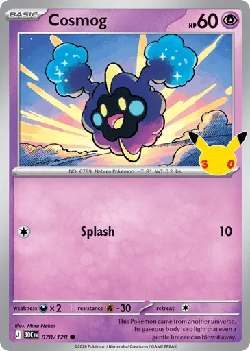 Cosmog 078/128 30th Celebration
